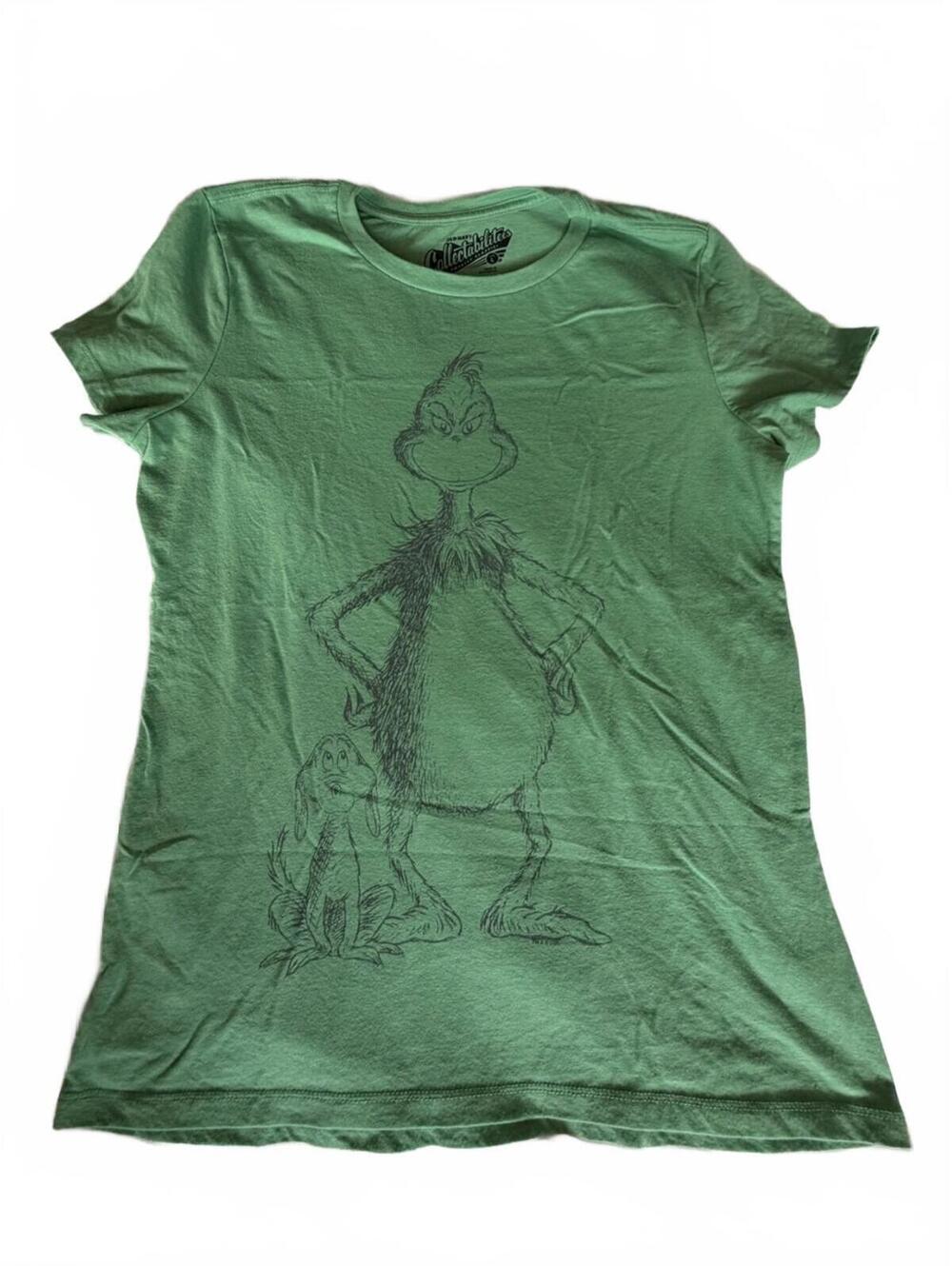 Old Navy Green Grinch Short Sleeve Tee